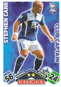 Stephen Carr Birmingham City 2009/10 Topps Match Attax Club Captain #EX91